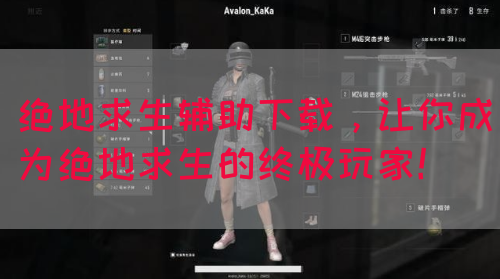 绝地求生辅助下载，让你成为绝地求生的终极玩家！