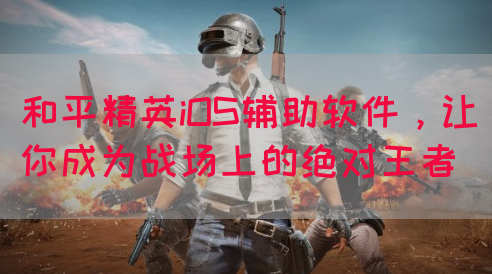 和平精英iOS辅助软件，让你成为战场上的绝对王者