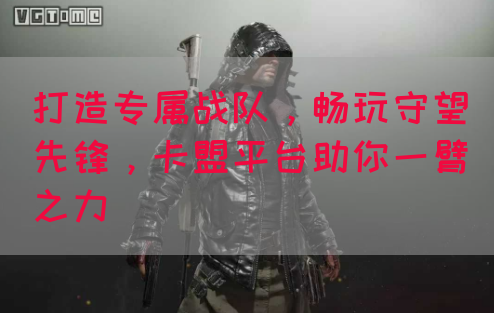 打造专属战队，畅玩守望先锋，卡盟平台助你一臂之力