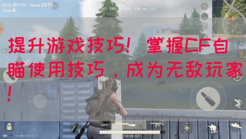 提升游戏技巧!掌握CF自瞄使用技巧,成为无敌玩家!(图1) 提升游戏技巧!掌握CF自瞄使用技巧,成为无敌玩家!(图1)