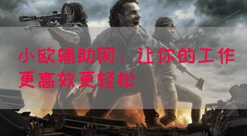小欧辅助网：让你的工作更高效更轻松