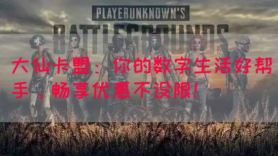 大仙卡盟：你的数字生活好帮手，畅享优惠不设限！