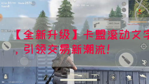 【全新升级】卡盟滚动文字，引领交易新潮流！