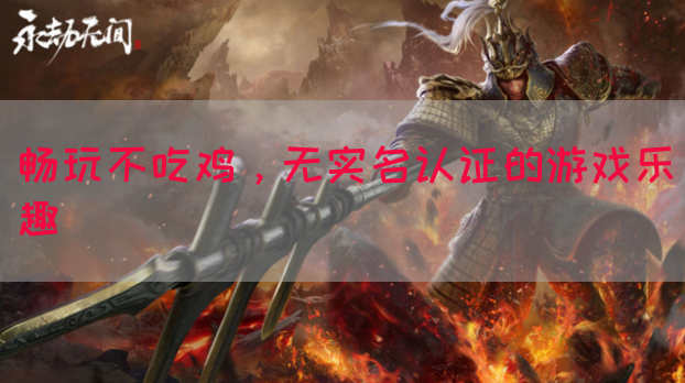 畅玩不吃鸡，无实名认证的游戏乐趣