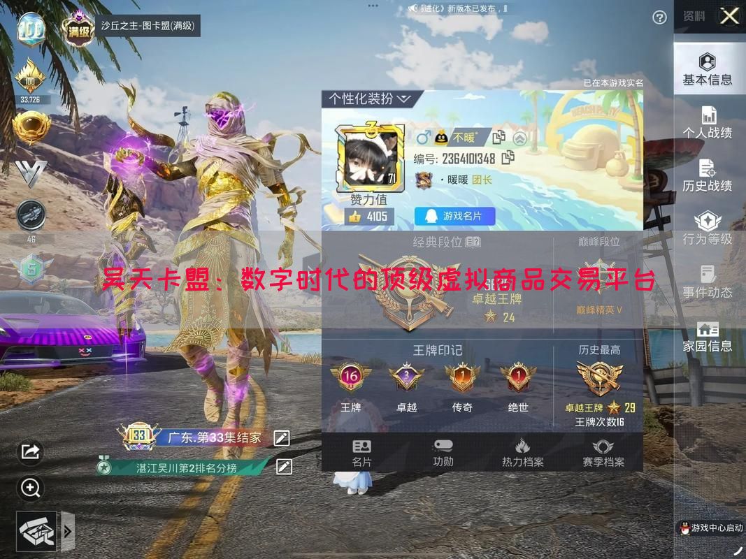 吴天卡盟：数字时代的顶级虚拟商品交易平台