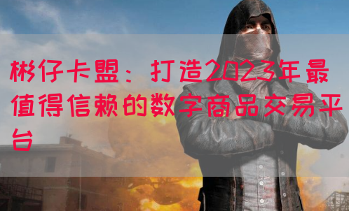 彬仔卡盟：打造2023年最值得信赖的数字商品交易平台