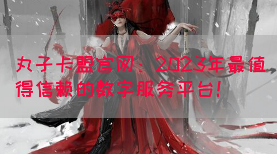 丸子卡盟官网：2023年最值得信赖的数字服务平台！